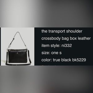 Madewell transport shoulder/crossbody bag